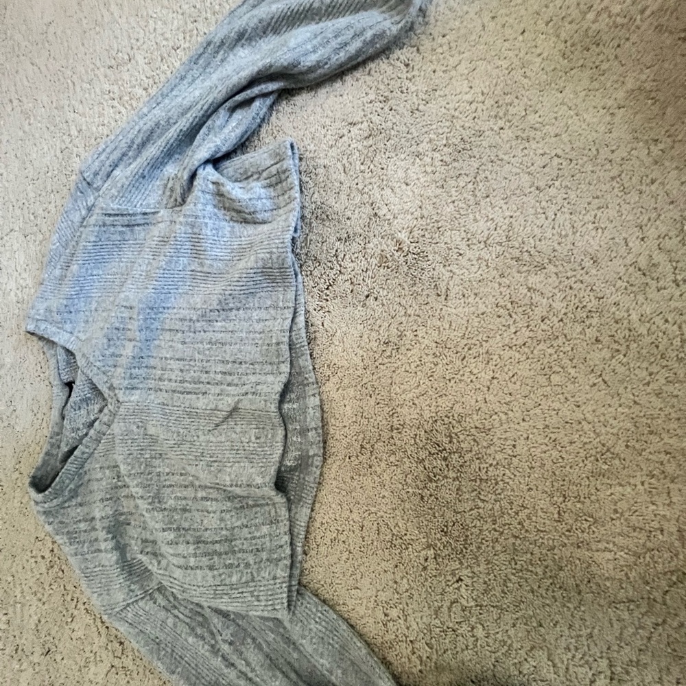 Cozy Gray Knit Sweater